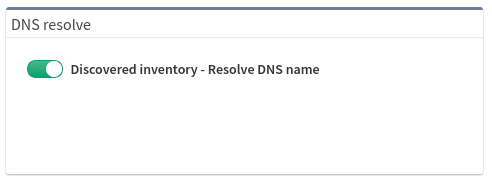 DNS resolve