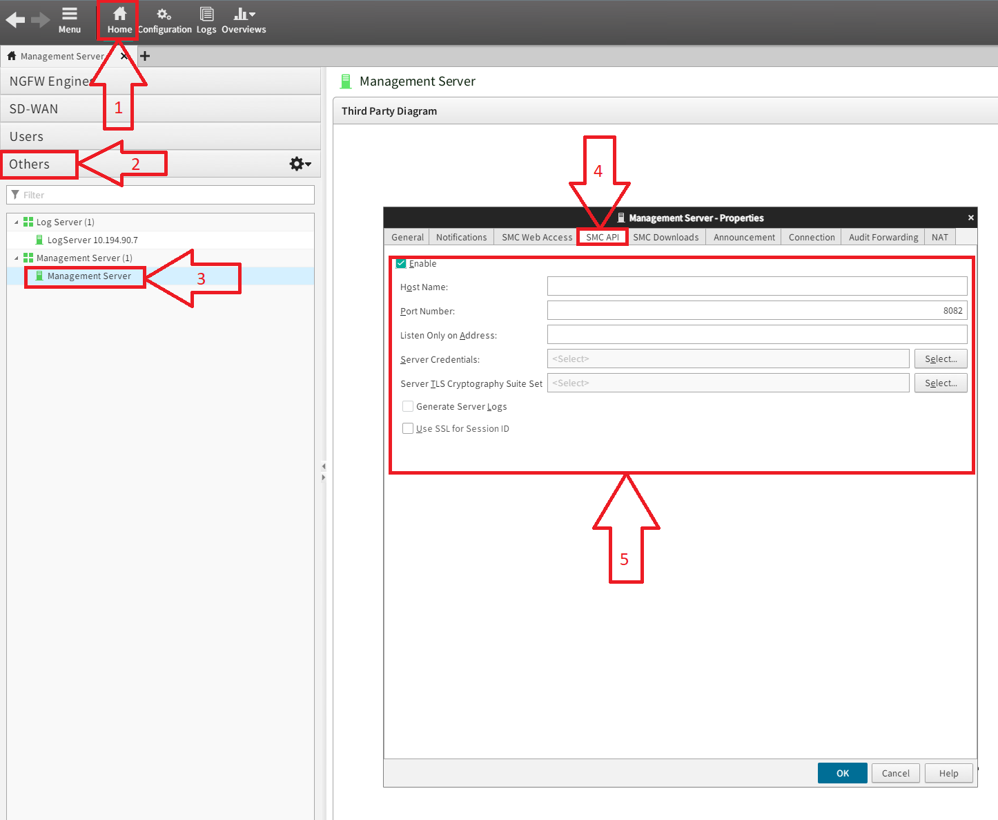 Enable SMC API