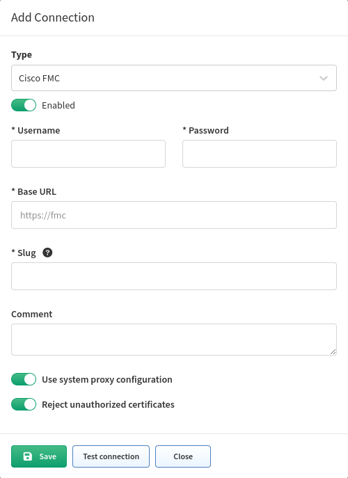 Cisco FMC api add