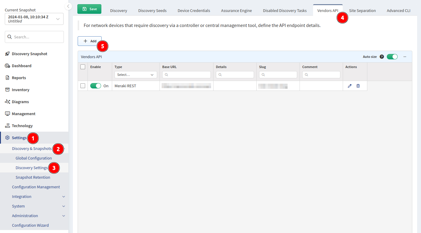 Add Vendor API