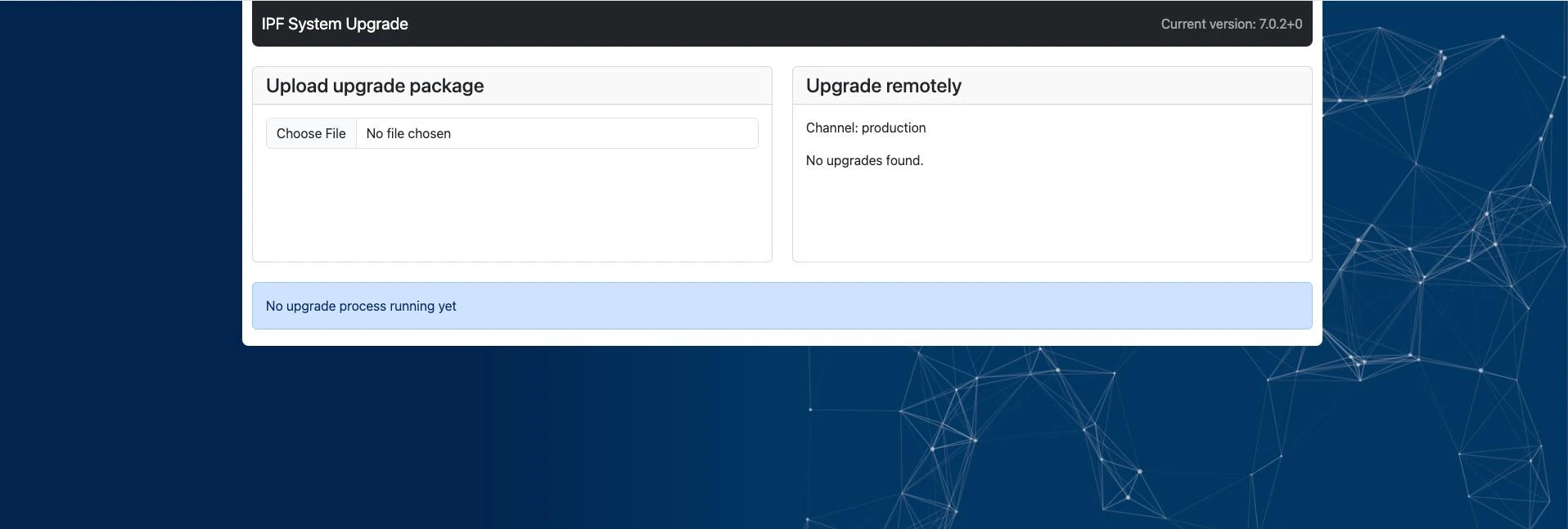 IP Fabric System Upgrade