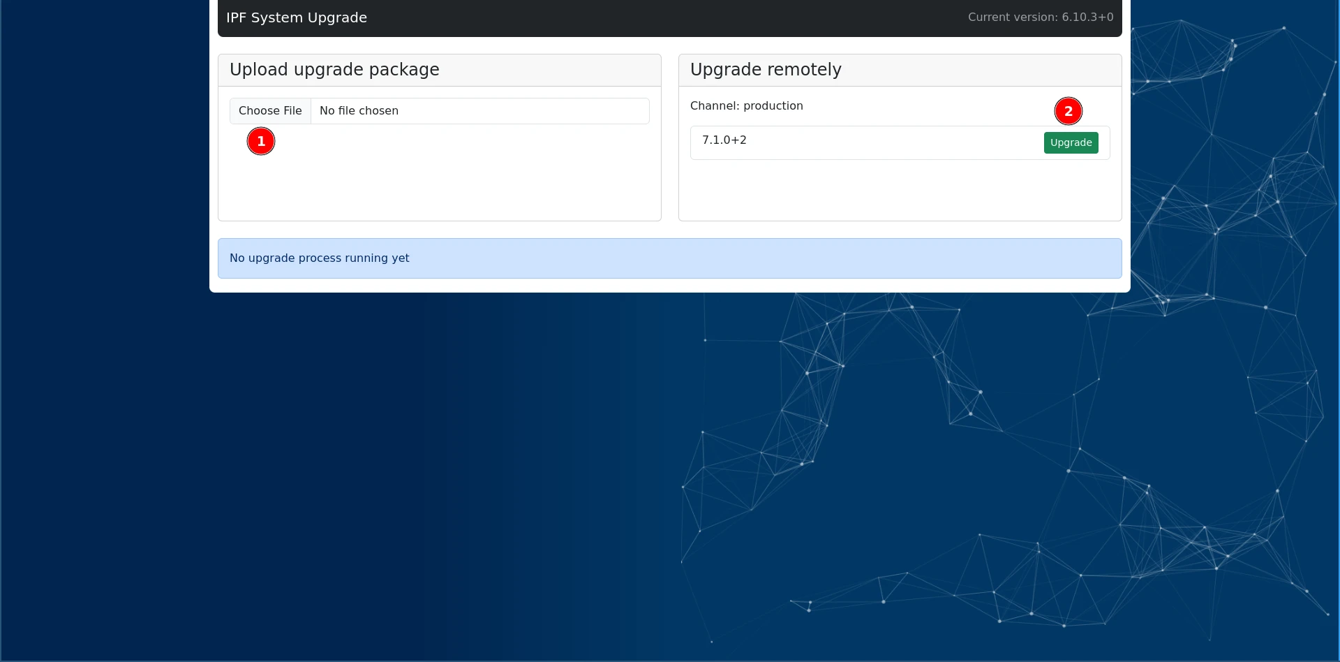 Steps to upgrade system to 7.x