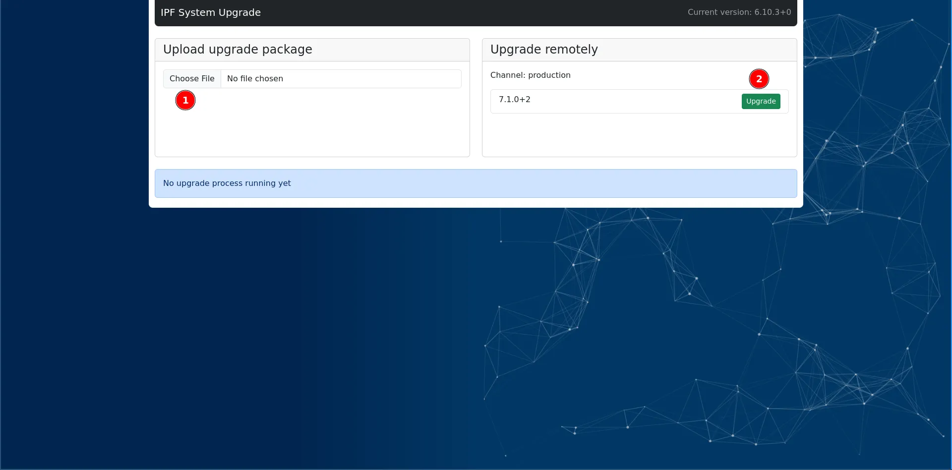 Steps to upgrade system to 7.x