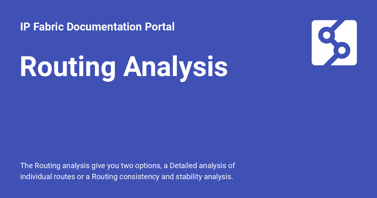 Routing Analysis - IP Fabric Documentation Portal