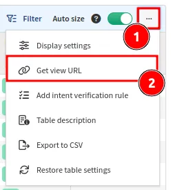 Get view URL