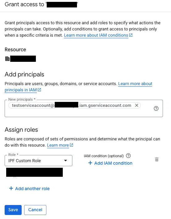 Grant organizational access