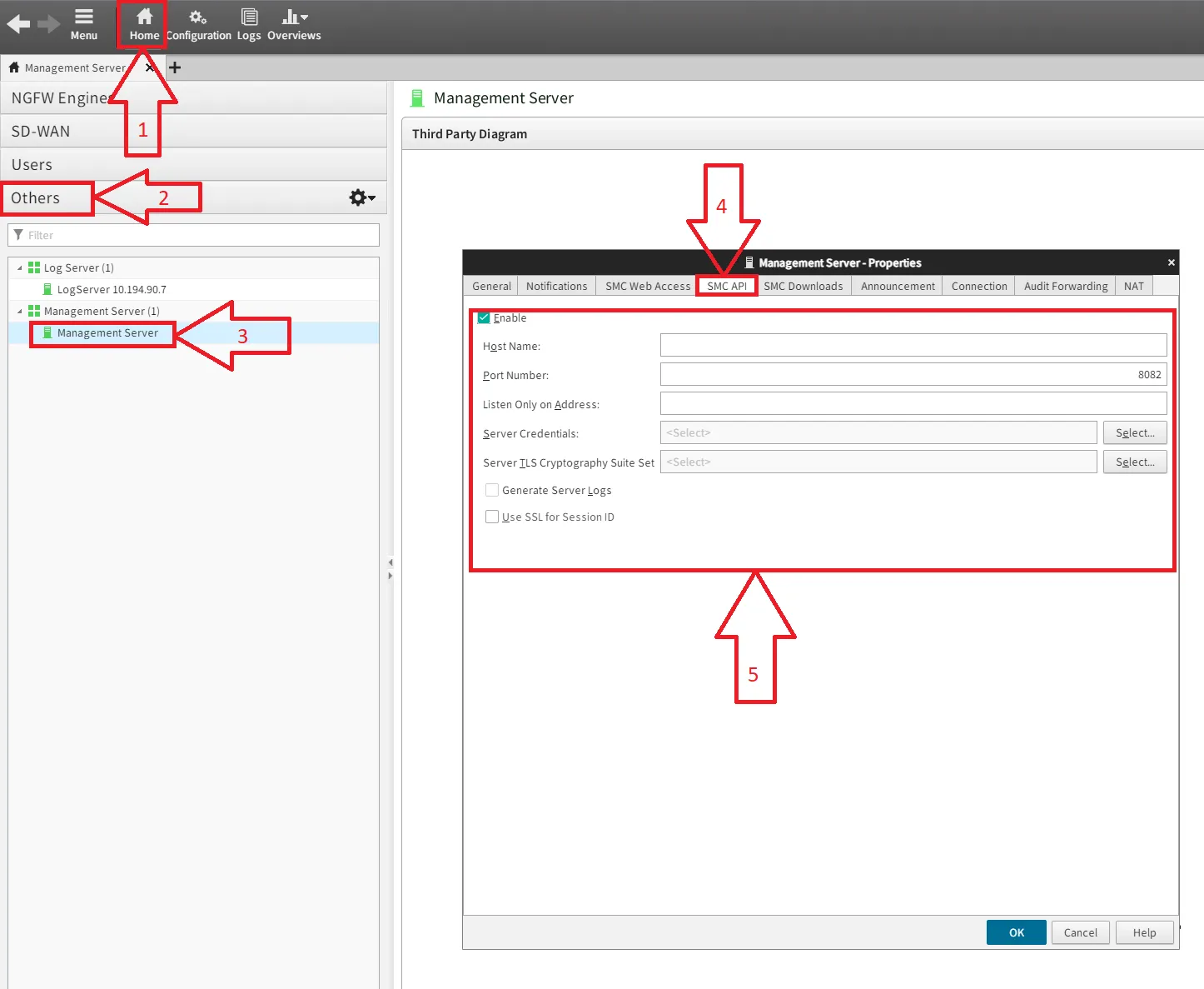 Enable SMC API