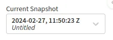 Current Snapshot