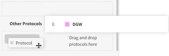 Drag and drop protocol