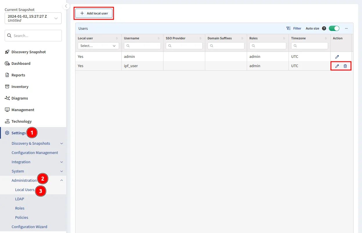 Creating a new user account