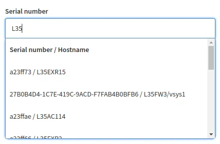 Device Attributes - dropdown